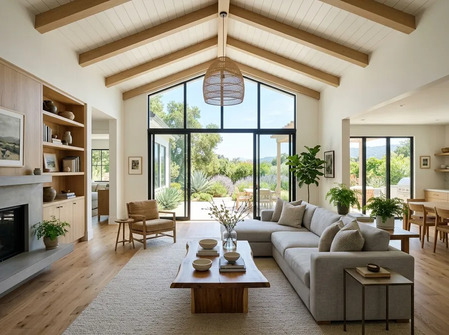 Living room extension addition